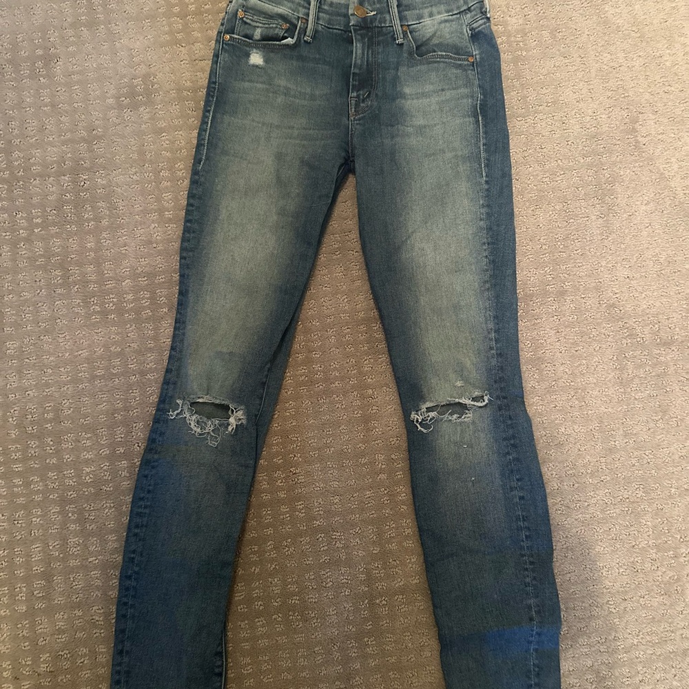 MOTHER The Looker Heartbreaker Denim Jeans Sz 23